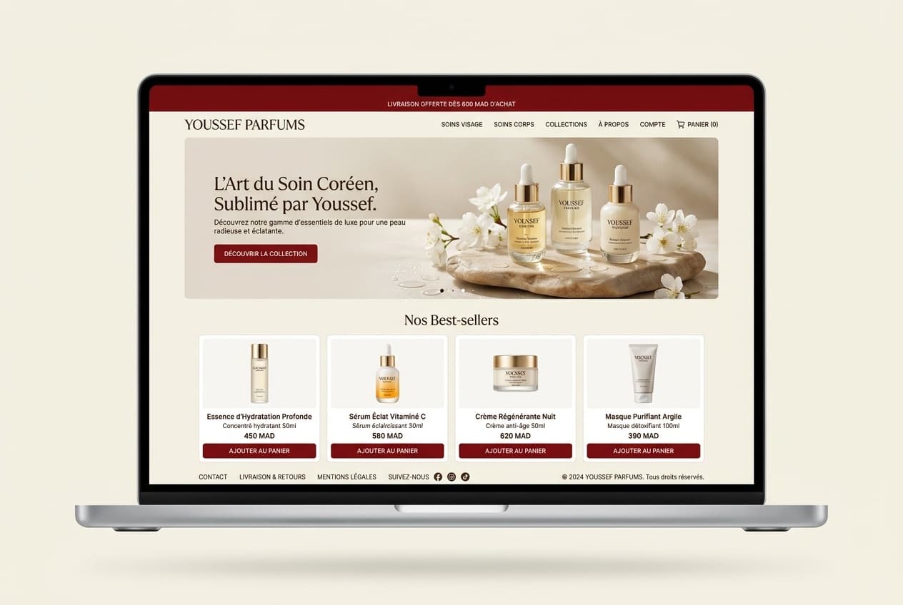 Youssef Parfumes — storefront homepage